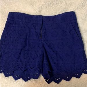 Vineyard Vines Blue Eyelet Embroidered Shorts